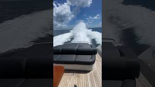 Cruising on this Pershing 64 powered by MTU M94’s with 1623hp each 🚀 For sale by OffTheHook Yachts!