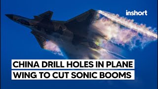 Chinese scientists drilled holes in a plane wing to reduce sonic booms | InShort