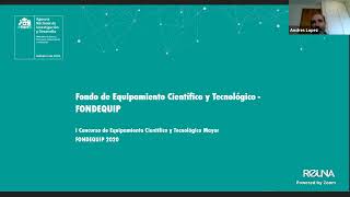 I Concurso de Equipamiento Científico y Tecnológico Mayor de FONDEQUIP | ANID