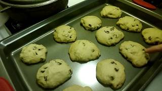 Making chocolate chip cookies!!!