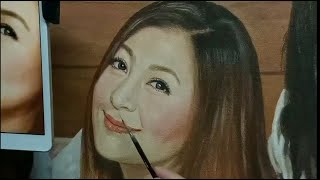 "The Family Oilpainting Portrait of Megastar Sharon Cuneta"