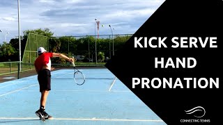 Tennis Kick Serve: Hand Pronation Progression - 5 Drills | Connecting Tennis