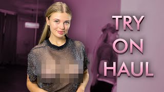 4k Transparent Lingerie Try On Haul | See Through Try On [2024]