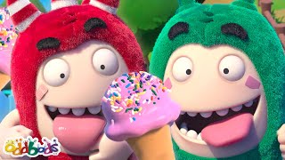 DOUBLE SCOOP🍦 Ice Cream Day! 🍦Oddbods Full Episode | Funny Cartoons for Kids