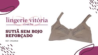 Sutiã plus size sem bojo Corpo Nú ref. CNU0542