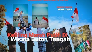 Merah Putih Di wisata Buton Tengah