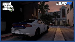 GTA V - LSPDFR🚔 - Alabama State Police- Patrol - Man walking around with guns | bike 4K