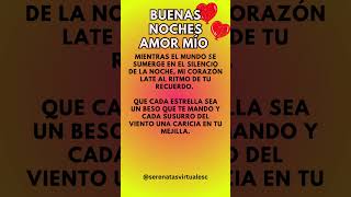 💝Mensaje para mi amor! Te amo mi vida🌞Que tengas una buena noche #miamor #poema  #buenasnochesamor