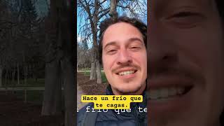 Hace un frío que te cagas #habloespañol #hiszpański #hiszpańskionline