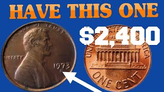 1973  PENNYS OLD ,D OLD COIN ULTRA RARE COIN OLD 51 YEAR OLD PENNY