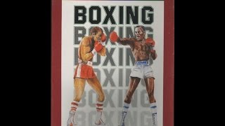 Realsports Boxing on Atari 2600, 52 second KO @ 1:54 mark in video.