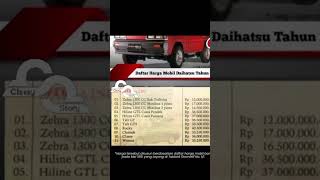 harga mobil daihatsu tahun 1991 bulan mei @Classy_story