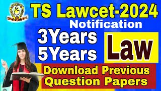 TS LAWCET 2024 |LLB Notification 2024| |3Years and 5Years Law| |LLB Online Apply| by |Model Ideas|