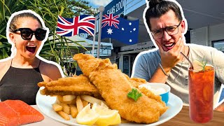 British Couple Eat Australian Fish & Chips? 🇬🇧🇦🇺