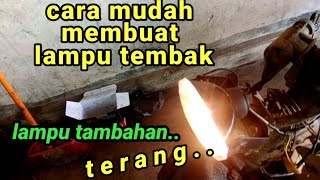 cara membuat jalur lampu depan