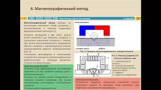 Лекция на тему "Методы магнитного контроля"