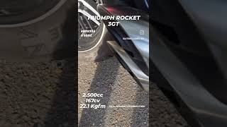 O RONCO DA INCRÍVEL ROCKET 3GT O FOGUETE DA TRIUMPH!🚀🚀