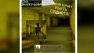 МЕНЯ ХОЧЕТ УБИТЬ СВИНОТА В The Backrooms И Backrooms!