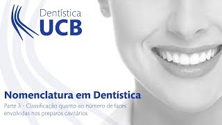 Nomenclatura em Dentística - Parte 03: Classificação quanto ao número de faces