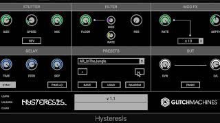 Reference free plugin - Hysteresis(Glitchmachines)