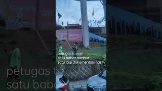 Bendera Partai di Cawang Jakarta Timur - jelang Pemilu (Senin Pagi 22-1-2024)