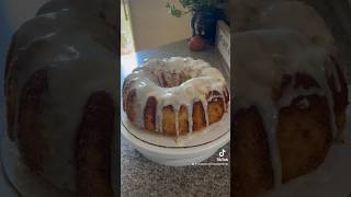 Making Lemon Bundt Cake! Very Lemony! #baking #cake #lemon #tiktok #viral #recipe #subscribe