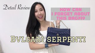 Bvlgari Serpenti Medium Forever Flap Review// 宝格丽蛇头中包使用测评