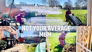 Transforming our Garden a day at a time || DIY mum