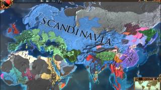 Europa Universalis IV Always War Mod: A Free For All Timelapse