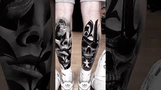 BLACK AND GRAY TATTOO #tattoo #tattoolover #tattooideas #tatuaje #tattooartist #tatuagem #foryou