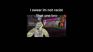 I swear im not racist that one bro #shorts #gtag #gorillatag #short