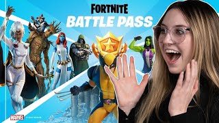 Fortnite Season 4 BATTLEPASS REACTION and first win! (This season is epic)