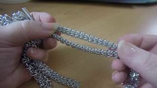 Live Chain Maille Demonstration - Gridlock Byzantine