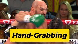 Boxing lesson. Hand-grabbing technique by Tyson Fury. #boxing #boxeo  #boxeo