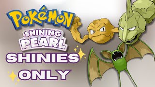 #shorts LIVE - SHINY ONLY CHALLENGE - The Oreburgh Mine (DAY 4) // Pokemon Shining Pearl