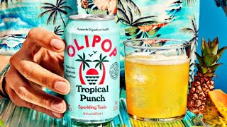 Olipop Tropical Punch Soda Tasting