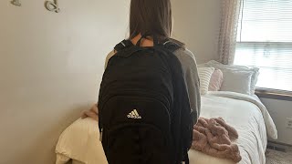 Teen REVIEW of Adidas backpack and why she loves it!