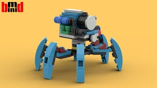 How to build LEGO MINI THOMAS SPIDER TANK | BMD mini