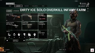 Payday 3 - Solo Overkill | Dirty Ice All Bags Infamy Points 130 in 12 minutes