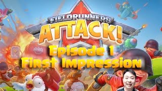 FieldRunners Attack (iOS) - First Impression (HD)