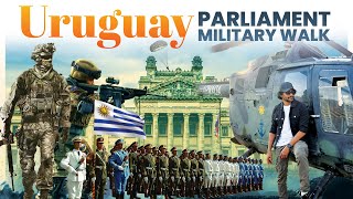 Exclusive paraliament military walk Uruguay || LATIN America Girls