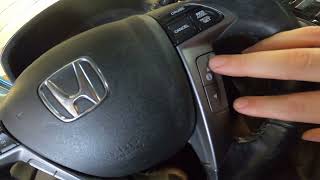 Honda Odyssey Oil Life Reset