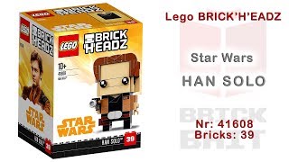 [LEGO] Star Wars Han Solo - Speedbuild (Brick Headz No. 41608)