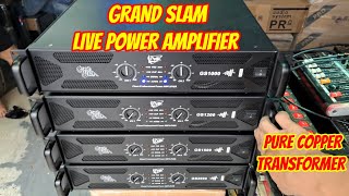 GRAND SLAM POWER AMPLIFIER NG LIVE,ANG LAKAS PALA NITO//GS1000//GS1200//GS1500//GS2000 PURE COPPER