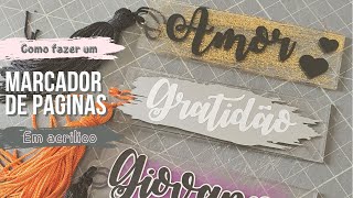 Como Fazer Marcador de páginas e ou chaveiro em Acrílico - COM ARQUIVO GRÁTIS - 💎 Spaço Arts