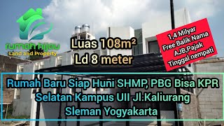 Dijual Rumah Siap Huni 2 Lantai Gratis Pajak/AJB tinggal nempati. Dekat Kampus UII Jakal Sleman Yk