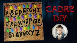 DIY : Stranger Things Papercraft | Cadre alphabet guirlande