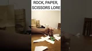 rock paper scissors lore