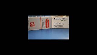 كولشيسين 500 ميكرو جرام  اقراص  و كولميديتين    colchicine 500 MCG and colmediten