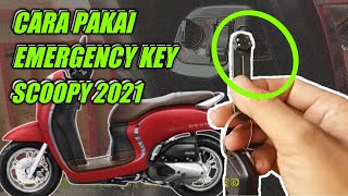 CARA PAKAI EMERGENCY KEY SCOOPY